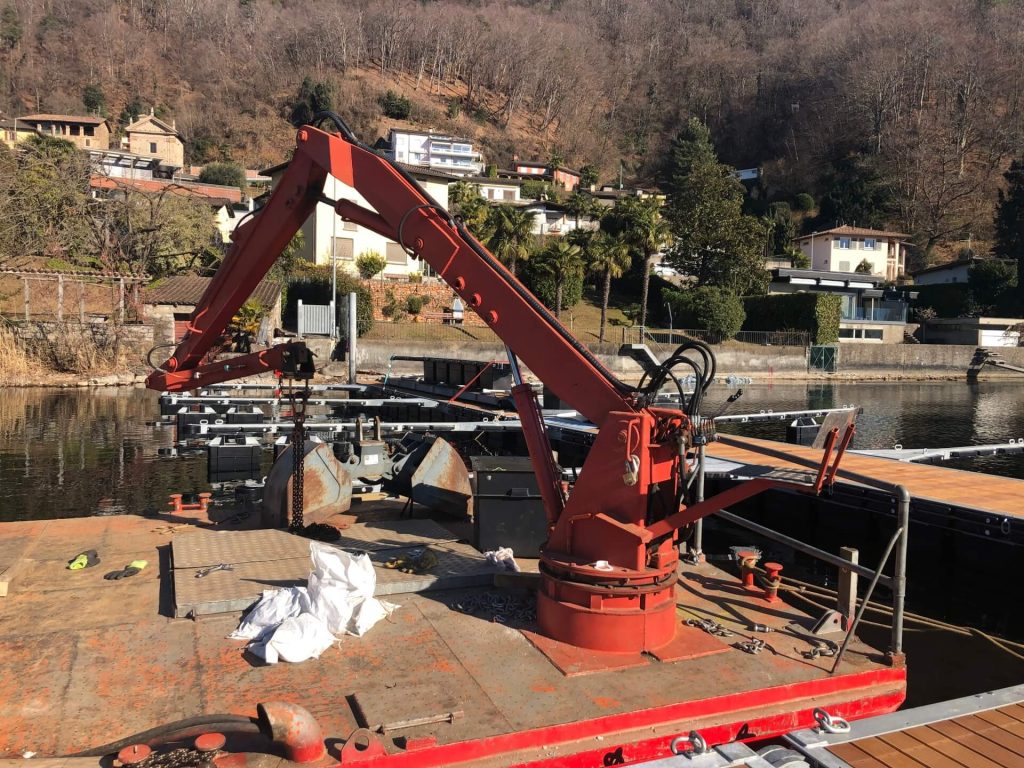 Costruzione pontile Carabietta